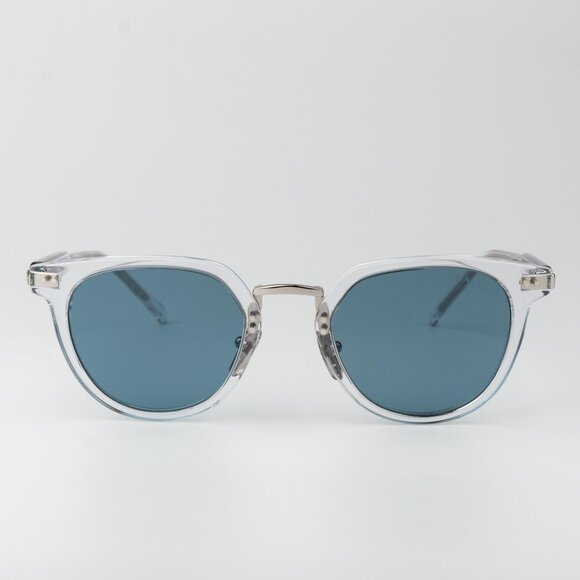 Prada Women Sunglasses Crystal Green Polarized Oval PR17YS 2AZ04D BRAND NEW - Picture 3 of 13